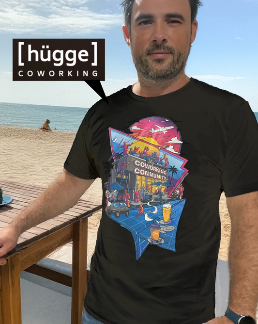 Hügge Coworking Tee (black)